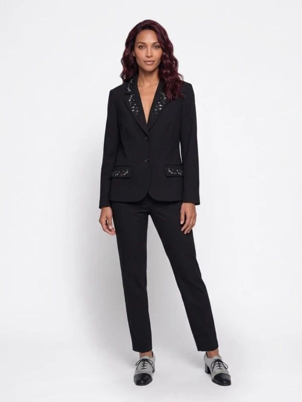 NEW Idea black embellished blazer  Size 16